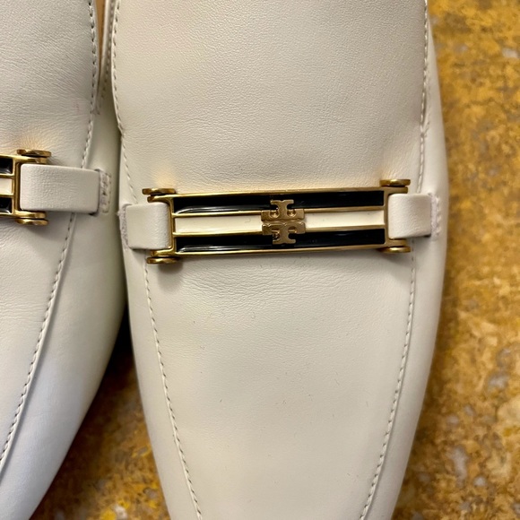 NEW Tory Burch "Amelia" Backless Loafer Ivory - Picture 5 of 12